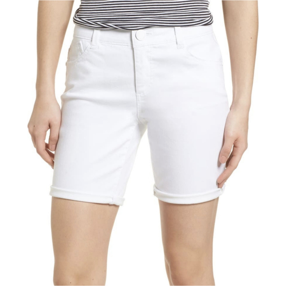 Wit & wisdom white cuffed shorts size 18 - Picture 1 of 8